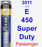 Passenger Wiper Blade for 2011 Ford E-450 Super Duty - Assurance