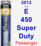 Passenger Wiper Blade for 2012 Ford E-450 Super Duty - Assurance