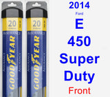 Front Wiper Blade Pack for 2014 Ford E-450 Super Duty - Assurance