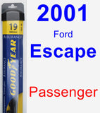 Passenger Wiper Blade for 2001 Ford Escape - Assurance