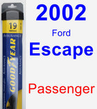 Passenger Wiper Blade for 2002 Ford Escape - Assurance