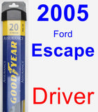 Driver Wiper Blade for 2005 Ford Escape - Assurance