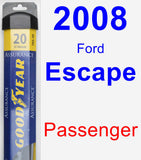 Passenger Wiper Blade for 2008 Ford Escape - Assurance