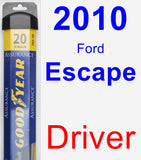 Driver Wiper Blade for 2010 Ford Escape - Assurance