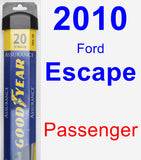 Passenger Wiper Blade for 2010 Ford Escape - Assurance