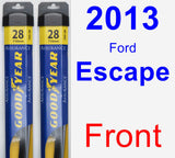 Front Wiper Blade Pack for 2013 Ford Escape - Assurance