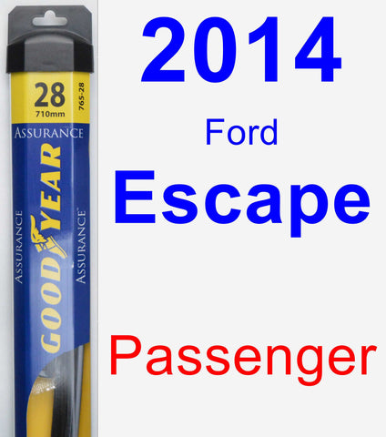 2014 ford escape wiper shop blade size