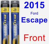 Front Wiper Blade Pack for 2015 Ford Escape - Assurance