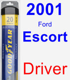 Driver Wiper Blade for 2001 Ford Escort - Assurance