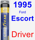 Driver Wiper Blade for 1995 Ford Escort - Assurance