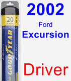 Driver Wiper Blade for 2002 Ford Excursion - Assurance