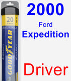 Driver Wiper Blade for 2000 Ford Expedition - Assurance