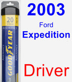 Driver Wiper Blade for 2003 Ford Expedition - Assurance