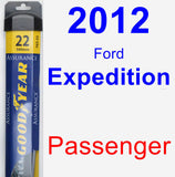 Passenger Wiper Blade for 2012 Ford Expedition - Assurance