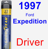 Driver Wiper Blade for 1997 Ford Expedition - Assurance