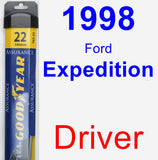 Driver Wiper Blade for 1998 Ford Expedition - Assurance