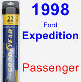 Passenger Wiper Blade for 1998 Ford Expedition - Assurance