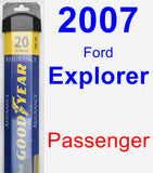 Passenger Wiper Blade for 2007 Ford Explorer - Assurance