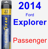 Passenger Wiper Blade for 2014 Ford Explorer - Assurance