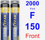 Front Wiper Blade Pack for 2000 Ford F-150 - Assurance