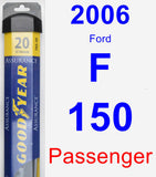 Passenger Wiper Blade for 2006 Ford F-150 - Assurance