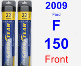 Front Wiper Blade Pack for 2009 Ford F-150 - Assurance