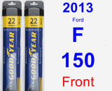 Front Wiper Blade Pack for 2013 Ford F-150 - Assurance