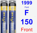 Front Wiper Blade Pack for 1999 Ford F-150 - Assurance