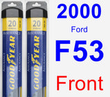 Front Wiper Blade Pack for 2000 Ford F53 - Assurance