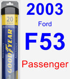 Passenger Wiper Blade for 2003 Ford F53 - Assurance