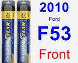 Front Wiper Blade Pack for 2010 Ford F53 - Assurance