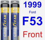 Front Wiper Blade Pack for 1999 Ford F53 - Assurance