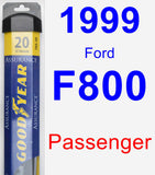 Passenger Wiper Blade for 1999 Ford F800 - Assurance