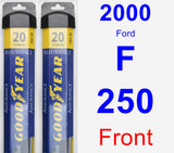 Front Wiper Blade Pack for 2000 Ford F-250 - Assurance