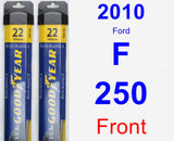 Front Wiper Blade Pack for 2010 Ford F-250 - Assurance