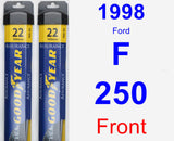 Front Wiper Blade Pack for 1998 Ford F-250 - Assurance