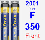 Front Wiper Blade Pack for 2001 Ford F-350 - Assurance