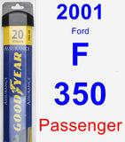 Passenger Wiper Blade for 2001 Ford F-350 - Assurance