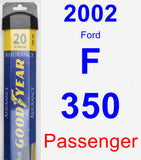 Passenger Wiper Blade for 2002 Ford F-350 - Assurance