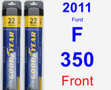 Front Wiper Blade Pack for 2011 Ford F-350 - Assurance