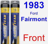 Front Wiper Blade Pack for 1983 Ford Fairmont - Assurance