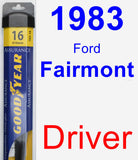 Driver Wiper Blade for 1983 Ford Fairmont - Assurance