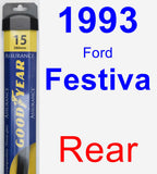 Rear Wiper Blade for 1993 Ford Festiva - Assurance