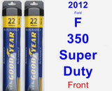 Front Wiper Blade Pack for 2012 Ford F-350 Super Duty - Assurance