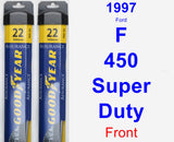 Front Wiper Blade Pack for 1997 Ford F-450 Super Duty - Assurance