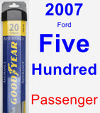 Passenger Wiper Blade for 2007 Ford Five Hundred - Assurance