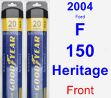 Front Wiper Blade Pack for 2004 Ford F-150 Heritage - Assurance