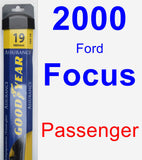 Passenger Wiper Blade for 2000 Ford Focus - Assurance