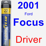 Driver Wiper Blade for 2001 Ford Focus - Assurance
