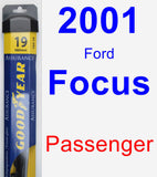 Passenger Wiper Blade for 2001 Ford Focus - Assurance